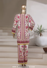 Sadabahar Stitched 2PC Printed Bana Dora Collection - 2025 Pink